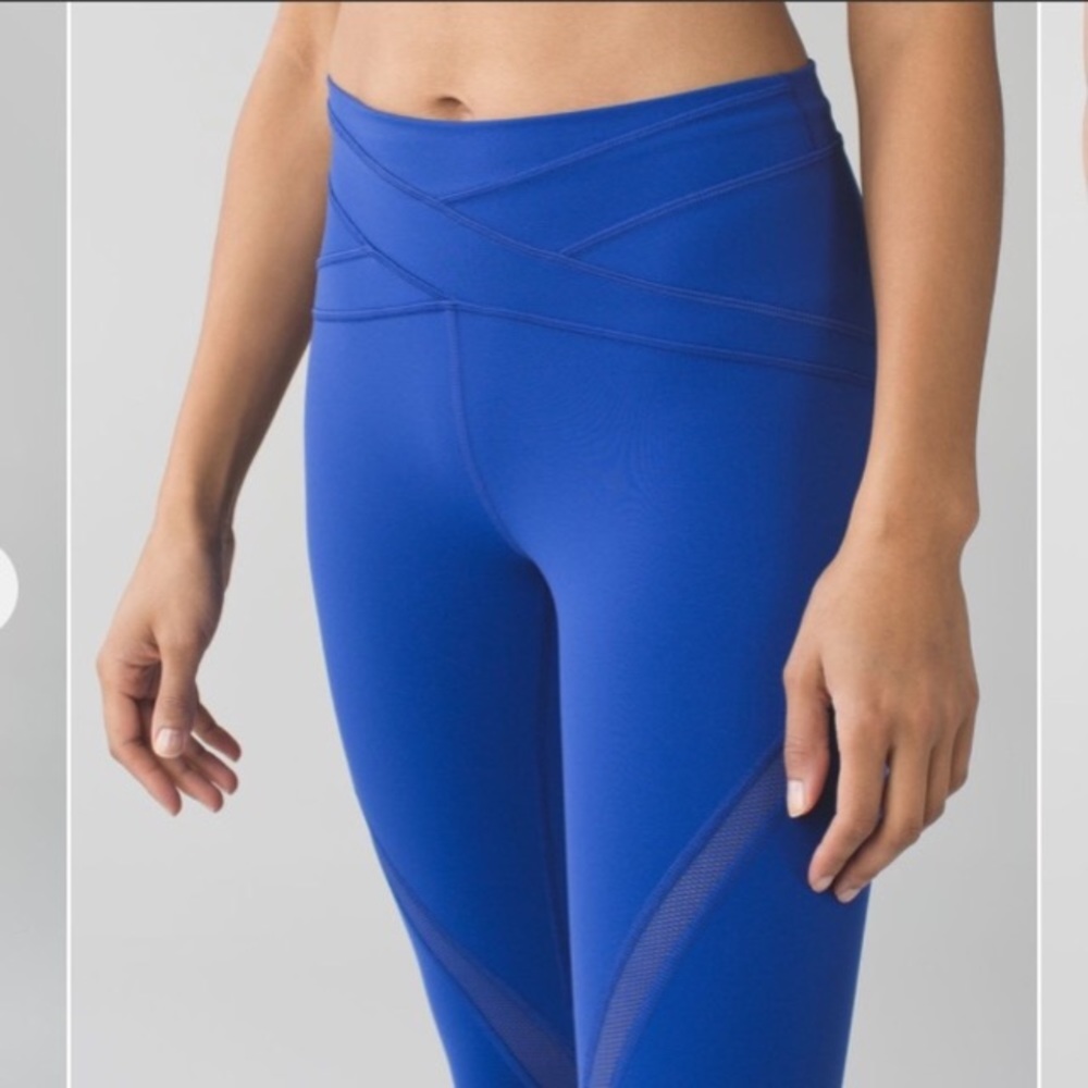 Lululemon Capris with Mesh detail